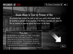 help - prisoners of war game